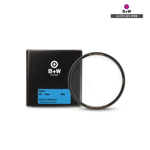 B+W 슈나이더 BASIC MRC 007 Clear 37mm 클리어필터