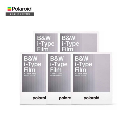 폴라로이드 i-Type 흑백 즉석카메라 필름 5팩