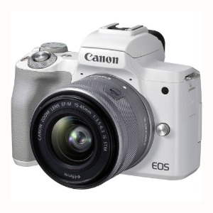 캐논 EOS M50 Mark II+15-45mm 렌즈 키트 (화이트)
