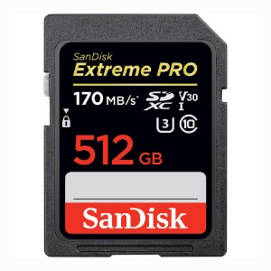 샌디스크 Extreme Pro SD 512GB 170MB