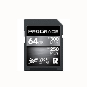 ProGrade SDXC UHS-II V90 300R SD 64GB 메모리카드
