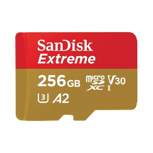 샌디스크 익스트림 마이크로 SD 256GB 카드 190MB