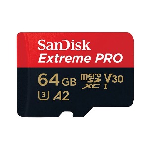 샌디스크 익스트림 마이크로 프로 SD 64GB 카드 200MB