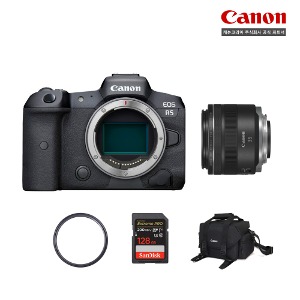 캐논 EOS R5+RF 35mm F1.8 Macro IS STM (LP-E6NH+가이드북 포함) 미러리스 카메라