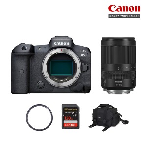 캐논 EOS R5+RF 24-240mm F4-6.3 IS USM (LP-E6NH+가이드북 포함) 미러리스 카메라