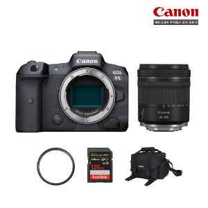 캐논 EOS R5+RF24-105mm F4-7.1 IS STM (LP-E6NH+가이드북 포함) 미러리스 카메라