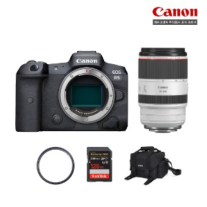 캐논 EOS R5+RF 70-200mm F2.8 L IS USM (LP-E6NH+가이드북 포함) 미러리스 카메라