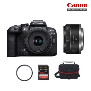 캐논 EOS R10 18-45+RF 50mm F1.8 STM 더블렌즈 패키지 미러리스 카메라