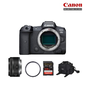 캐논 EOS R5+RF 50mm F1.8 STM (LP-E6NH+가이드북 포함) 미러리스 카메라